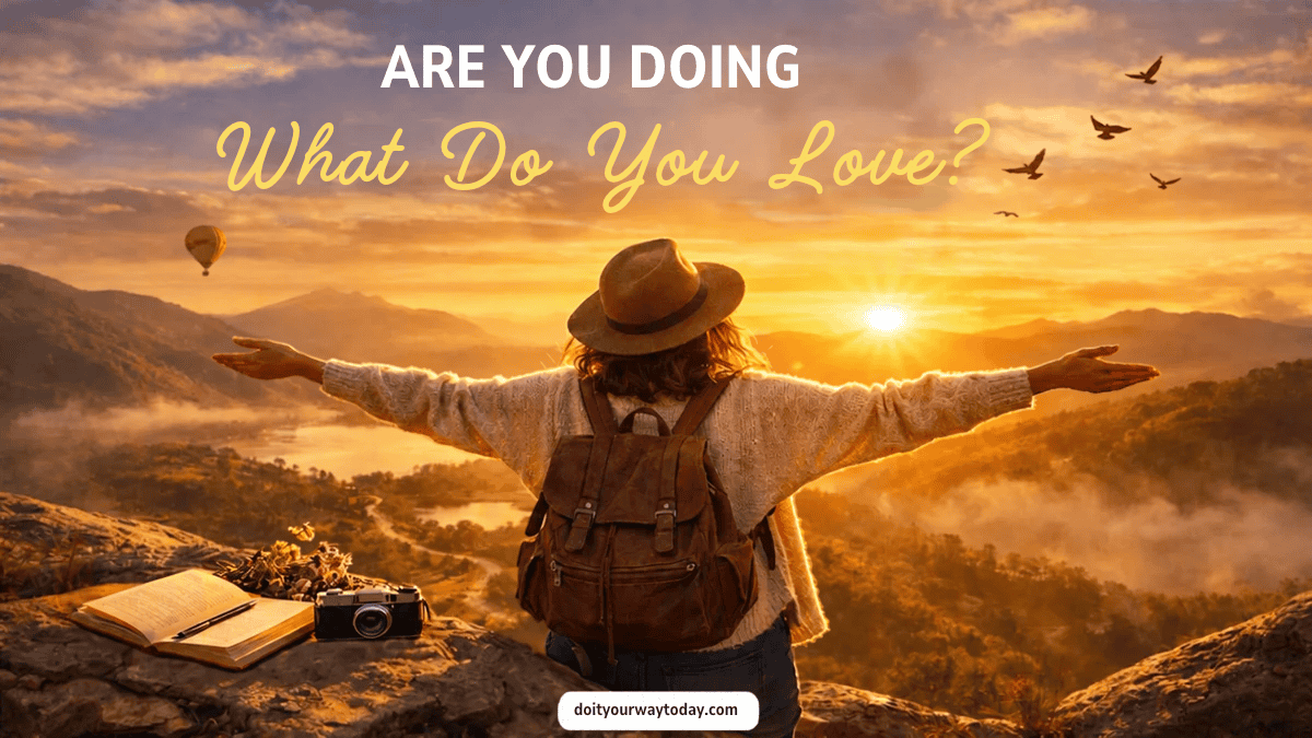 ARE YOU DOING WHAT YOU LOVE?