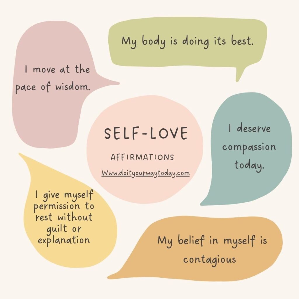 daily positive self‑talk affirmations for emotional wellness